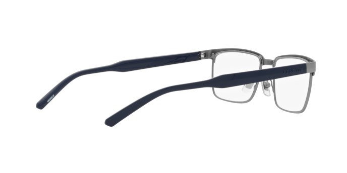 Brillen Arnette Mokele AN 6131 (762) farbe gunmetal spazzolato form rechteckig gläser trasparente