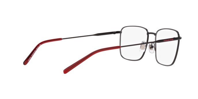 Occhiali da vista Arnette Old Pal AN 6135 (759) colore nero opaco forma quadrato lenti trasparente