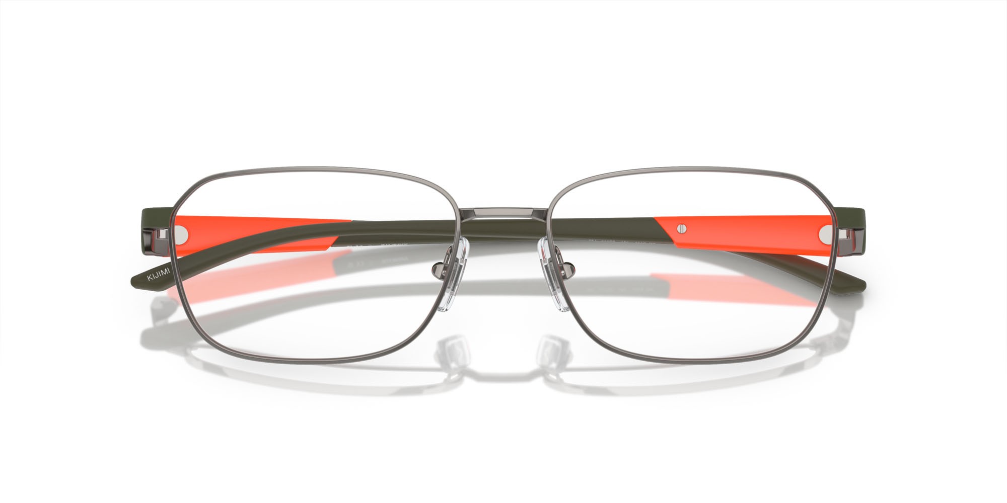 Brillen Arnette Kijimi AN 6137 (741) farbe gunmetal lucido form rechteckig gläser lente demo