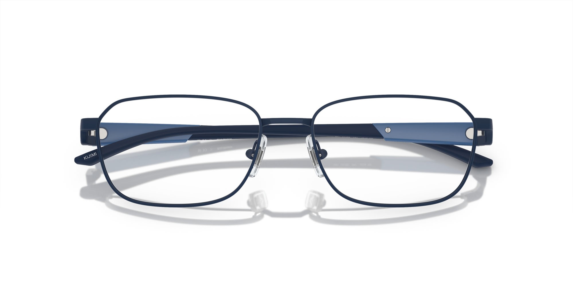 Eyeglasses Arnette Kijimi AN 6137 (744) color blu scuro opaco shape rectangle lenses lente demo