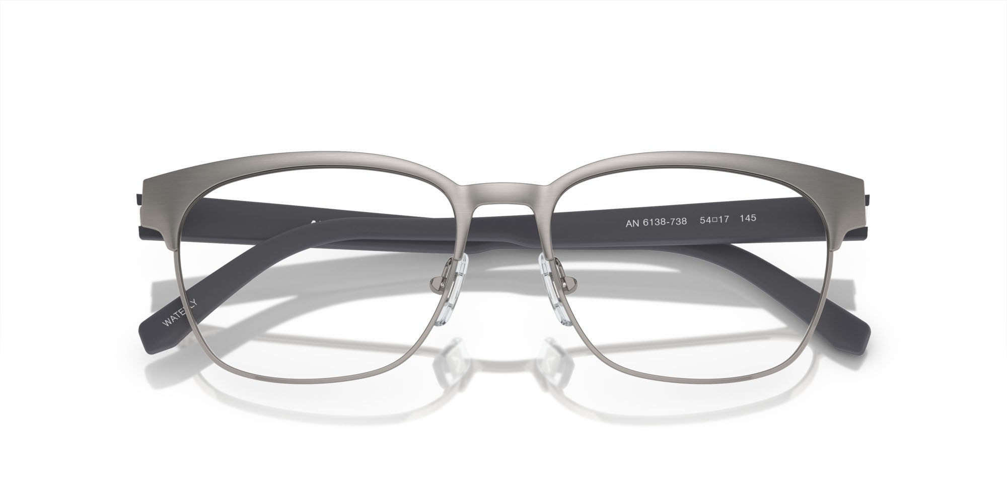 Brillen Arnette Waterly AN 6138 (738) farbe grigio opaco form quadratisch gläser lente demo