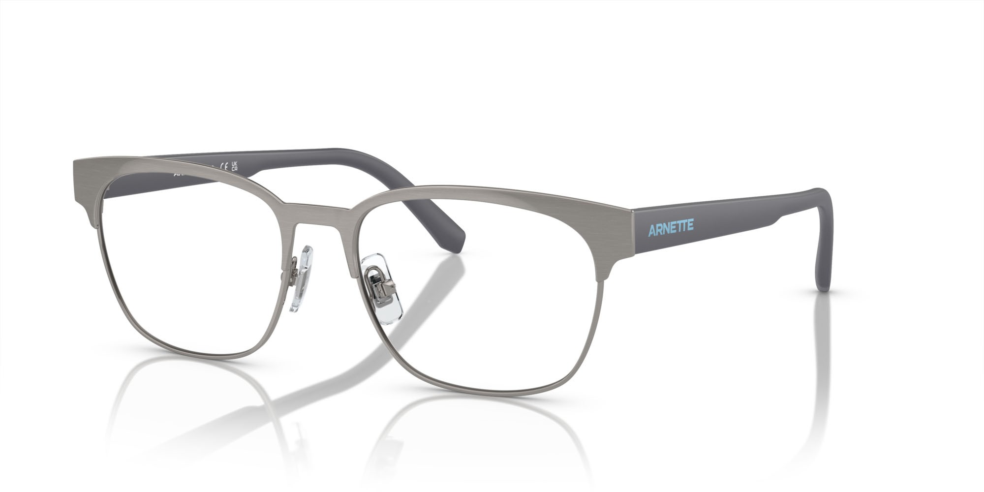 Brillen Arnette Waterly AN 6138 (738) farbe grigio opaco form quadratisch gläser lente demo