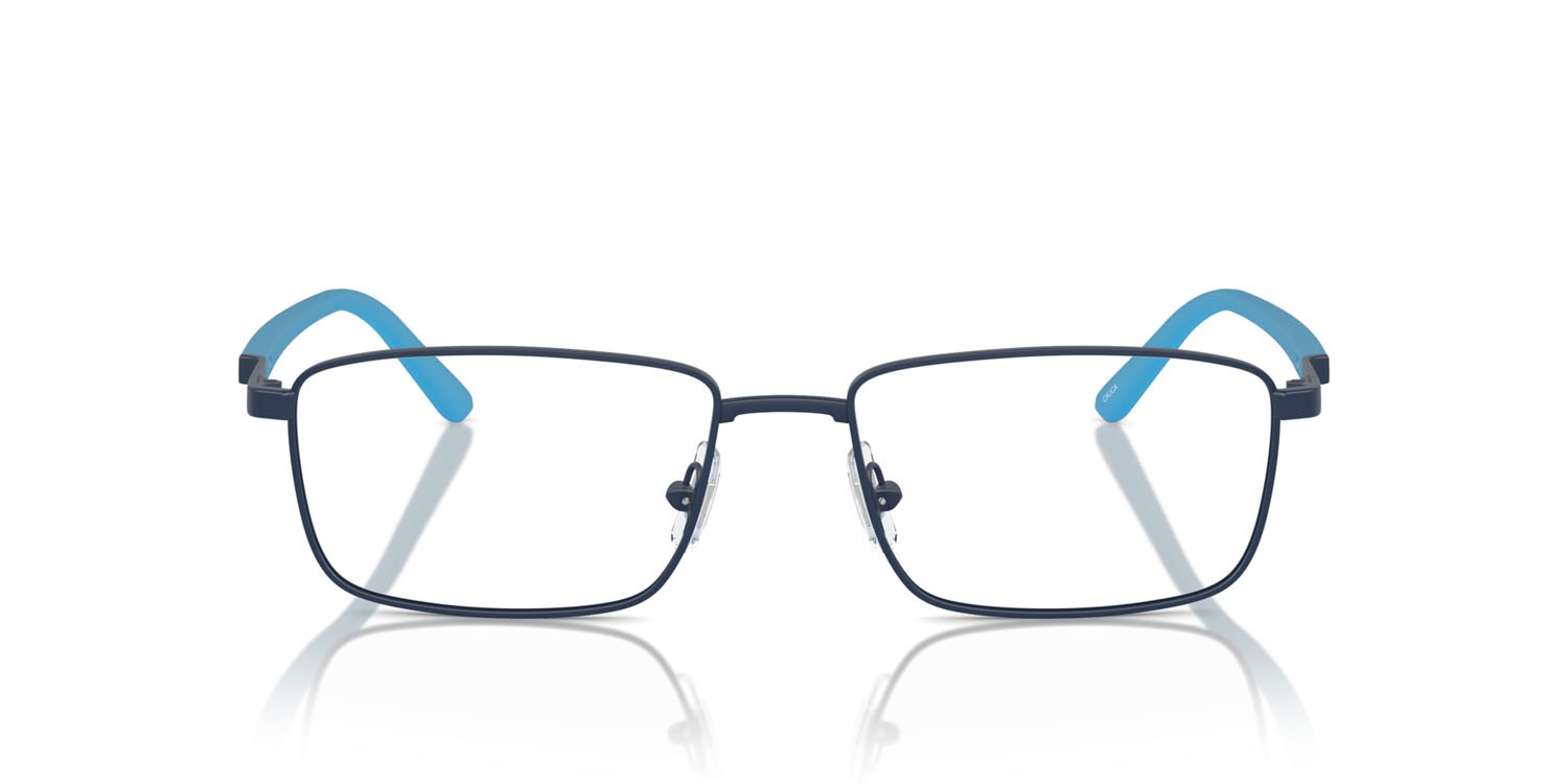 Brillen Arnette Cauca AN 6141 (744) farbe blu opaco form rechteckig gläser trasparente
