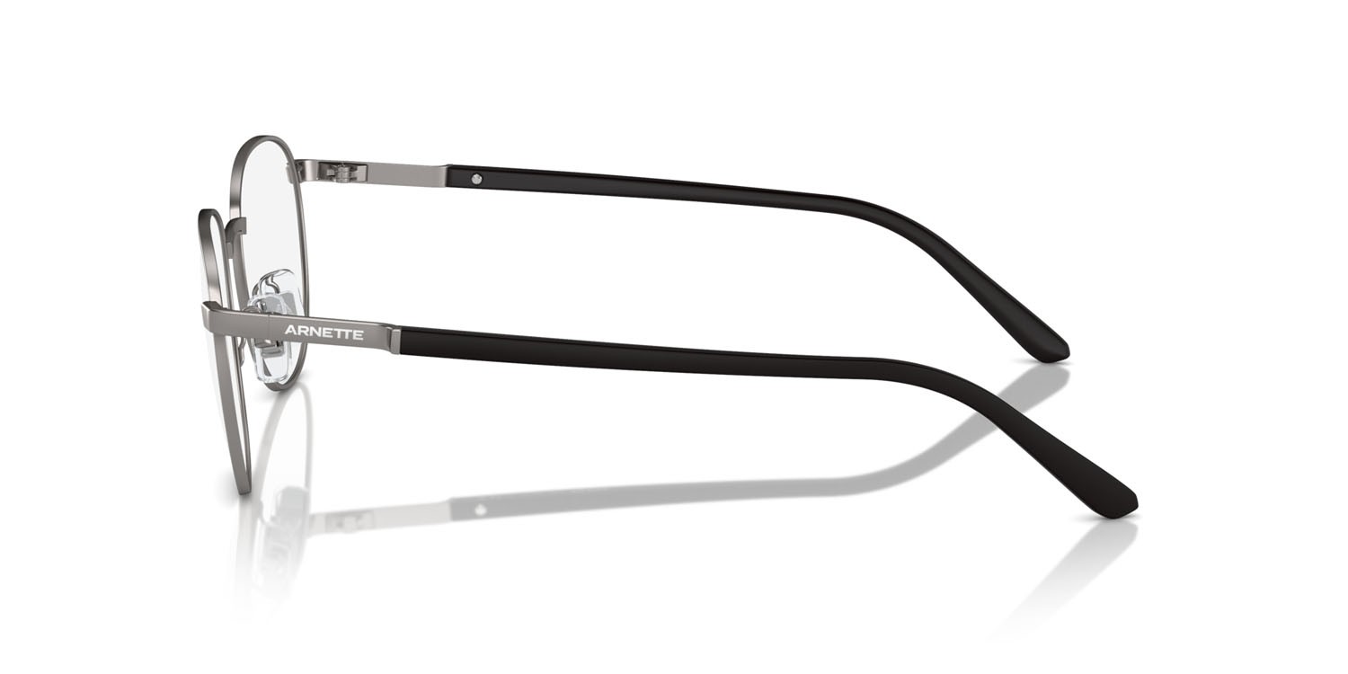 Eyeglasses Arnette Huancas AN 6142 (745) color gunmetal opaco shape pantos lenses trasparente