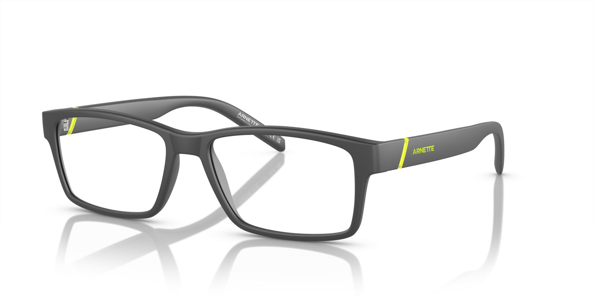 Brillen Arnette Leonardo AN 7179 (2870) farbe grigio opaco form rechteckig gläser lente demo