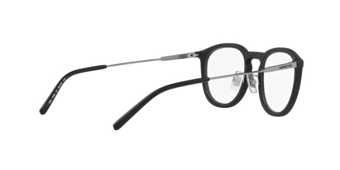 Brillen Arnette Tiki AN 7193 (01) farbe matte black form pantos gläser demo lens