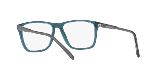 Brillen Arnette Big bad AN 7201 (2772) farbe transparent teal form quadratisch gläser demo lens