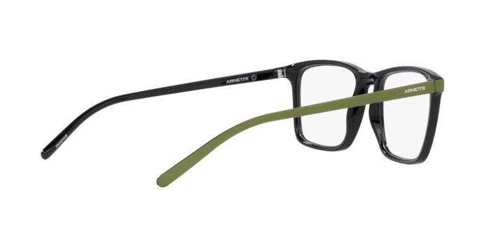 Brillen Arnette Frogface AN 7209 (2889) farbe nero form rechteckig gläser trasparente