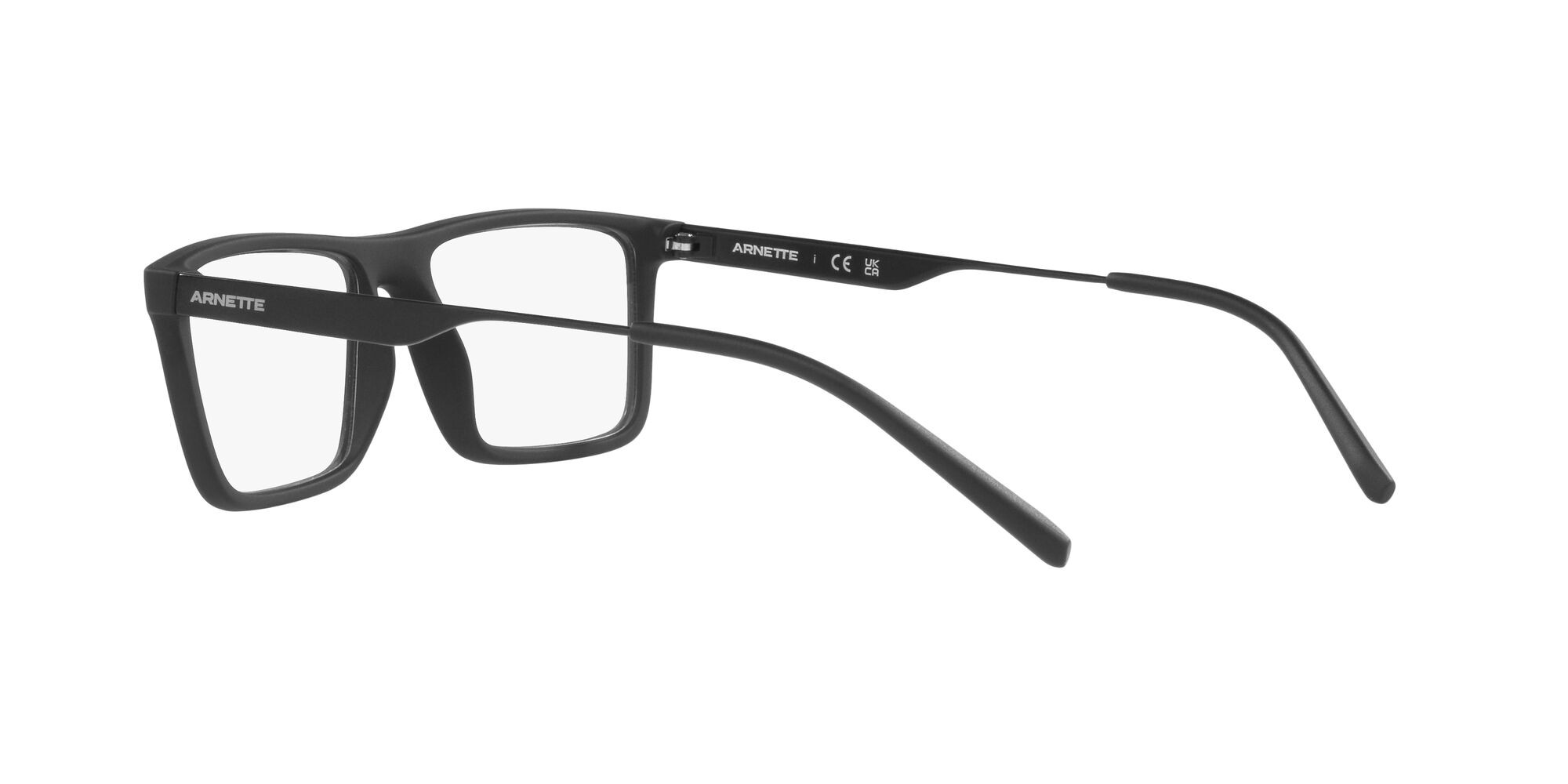 Brillen Arnette Rangiroa AN 7212 (2758) farbe nero opaco form rechteckig gläser trasparente