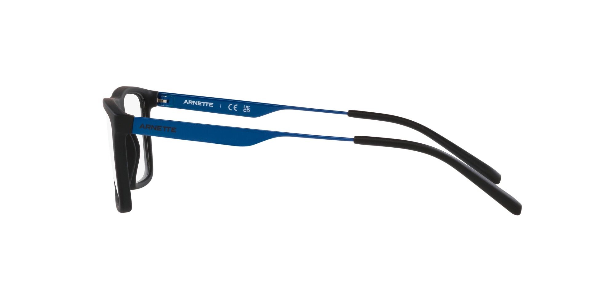 Brillen Arnette Rangiroa AN 7212 (2849) farbe nero opaco form rechteckig gläser trasparente