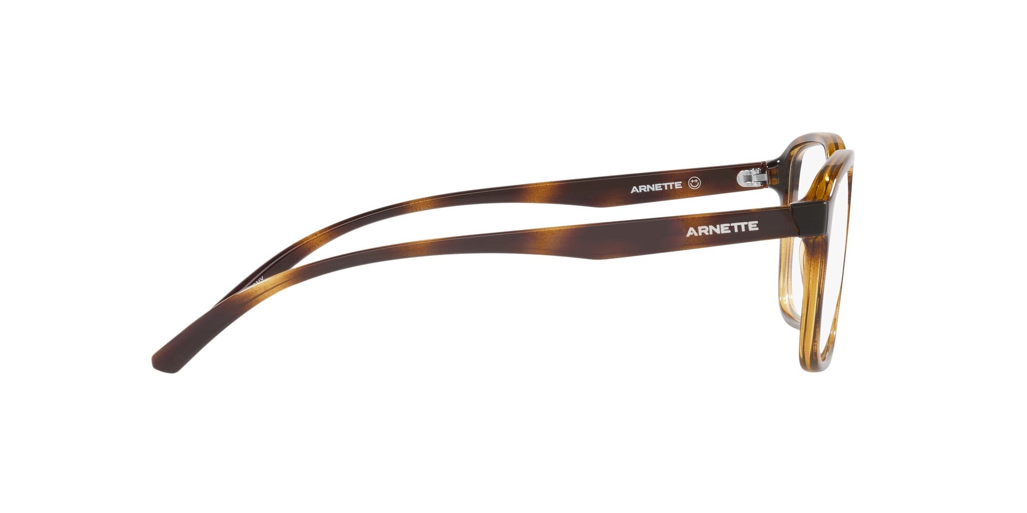 Brillen Arnette Marigny AN 7213 (2770) farbe havana scuro form quadratisch gläser trasparente
