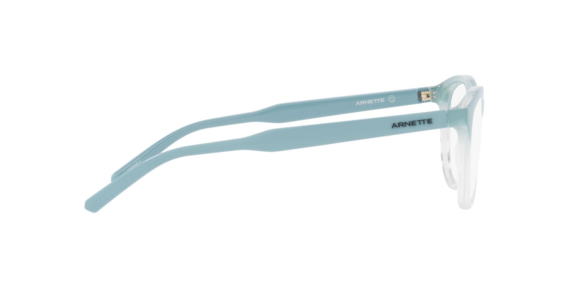 Brillen Arnette Varney AN 7214 (2840) farbe ciano sfumato cristallo form quadratisch gläser trasparente