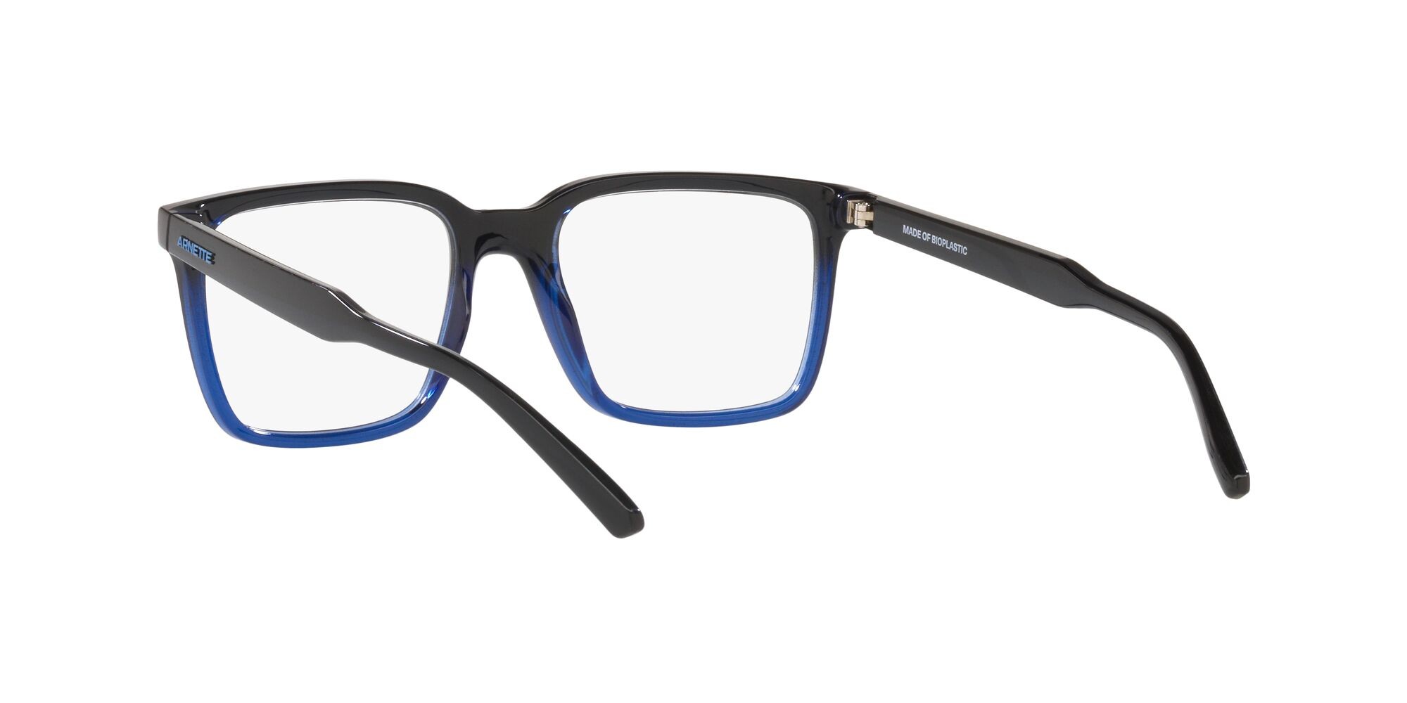 Brillen Arnette Geryon AN 7215 (2839) farbe nero sfumato cobalto trasparente form rechteckig gläser trasparente
