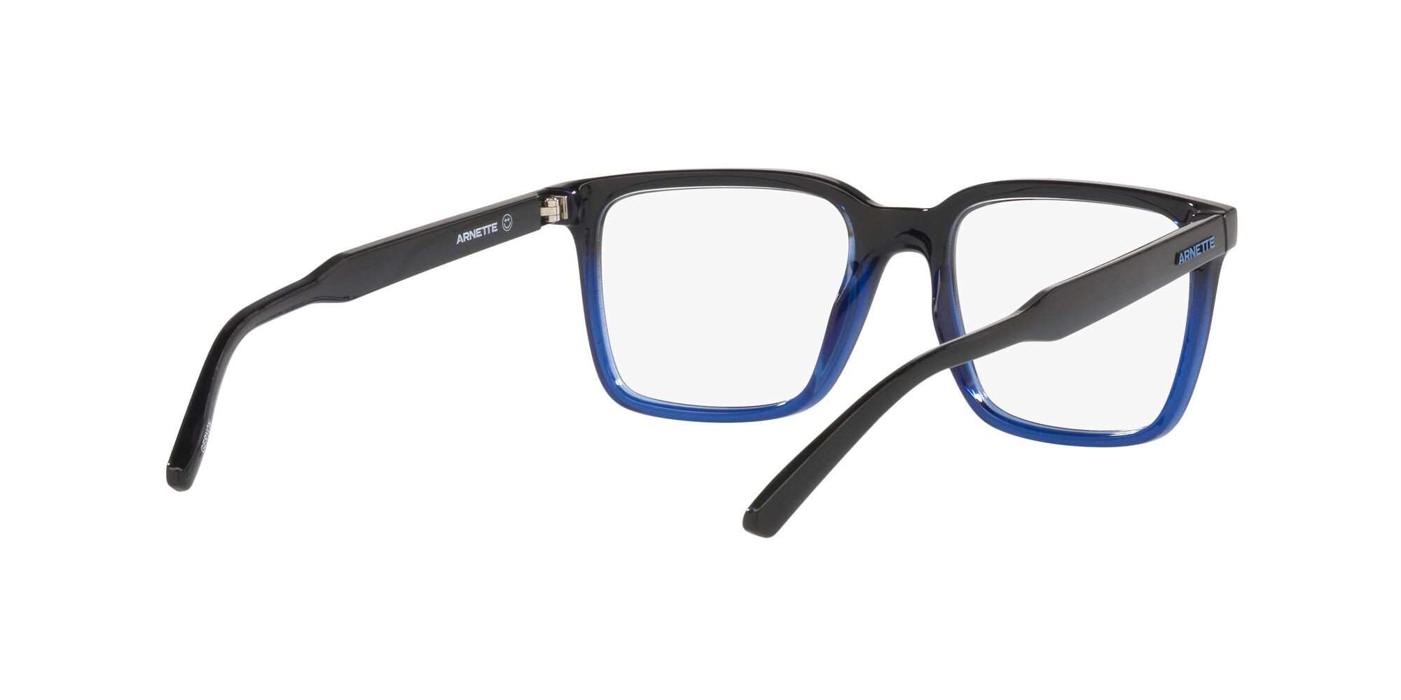 Brillen Arnette Geryon AN 7215 (2839) farbe nero sfumato cobalto trasparente form rechteckig gläser trasparente