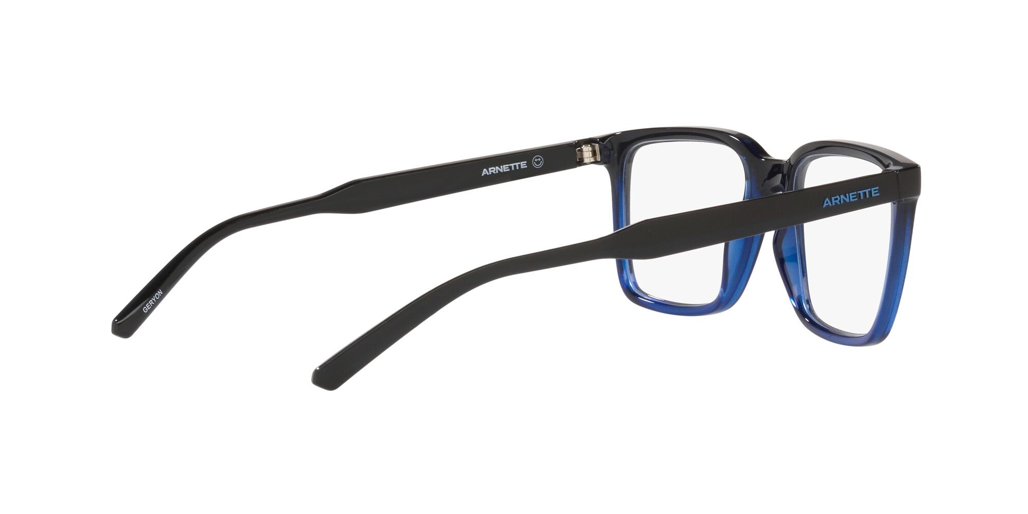 Brillen Arnette Geryon AN 7215 (2839) farbe nero sfumato cobalto trasparente form rechteckig gläser trasparente