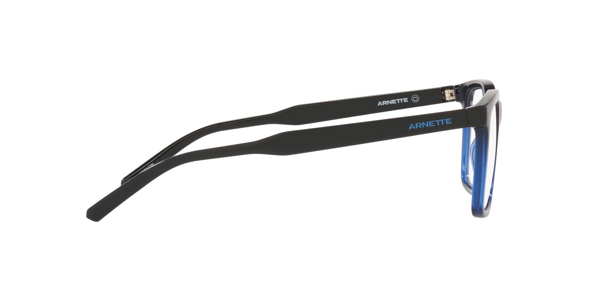 Brillen Arnette Geryon AN 7215 (2839) farbe nero sfumato cobalto trasparente form rechteckig gläser trasparente