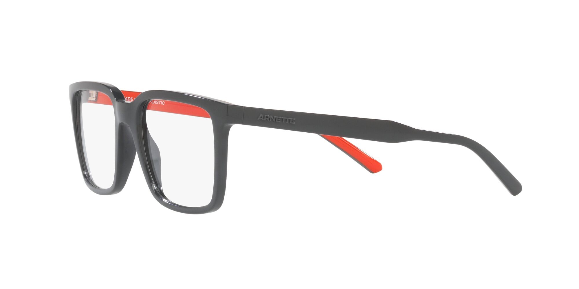 Brillen Arnette Geryon AN 7215 (2841) farbe grigio scuro form rechteckig gläser trasparente