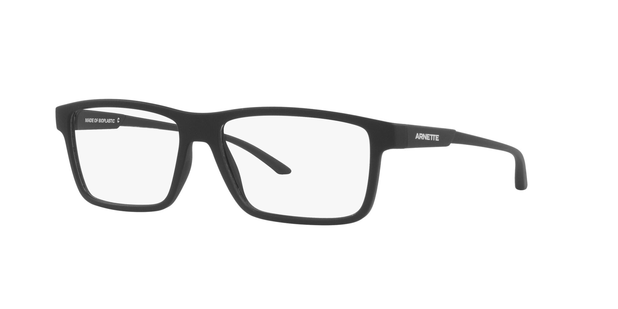 Eyeglasses Arnette Cross Fade Ii AN 7216 (2758) color nero opaco shape square lenses trasparente