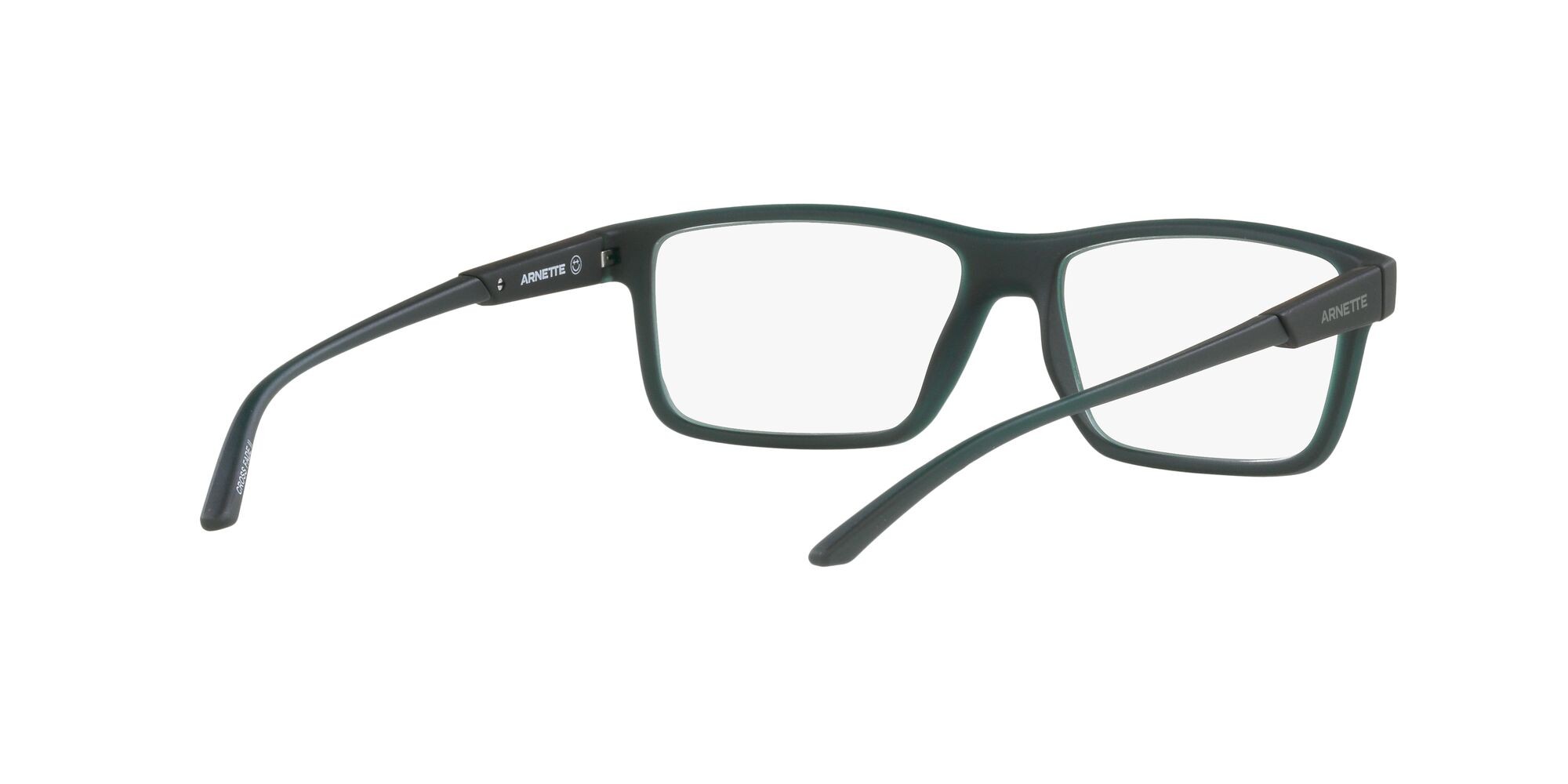 Eyeglasses Arnette Cross Fade Ii AN 7216 (2845) color verde opaco trasparente shape square lenses lente demo