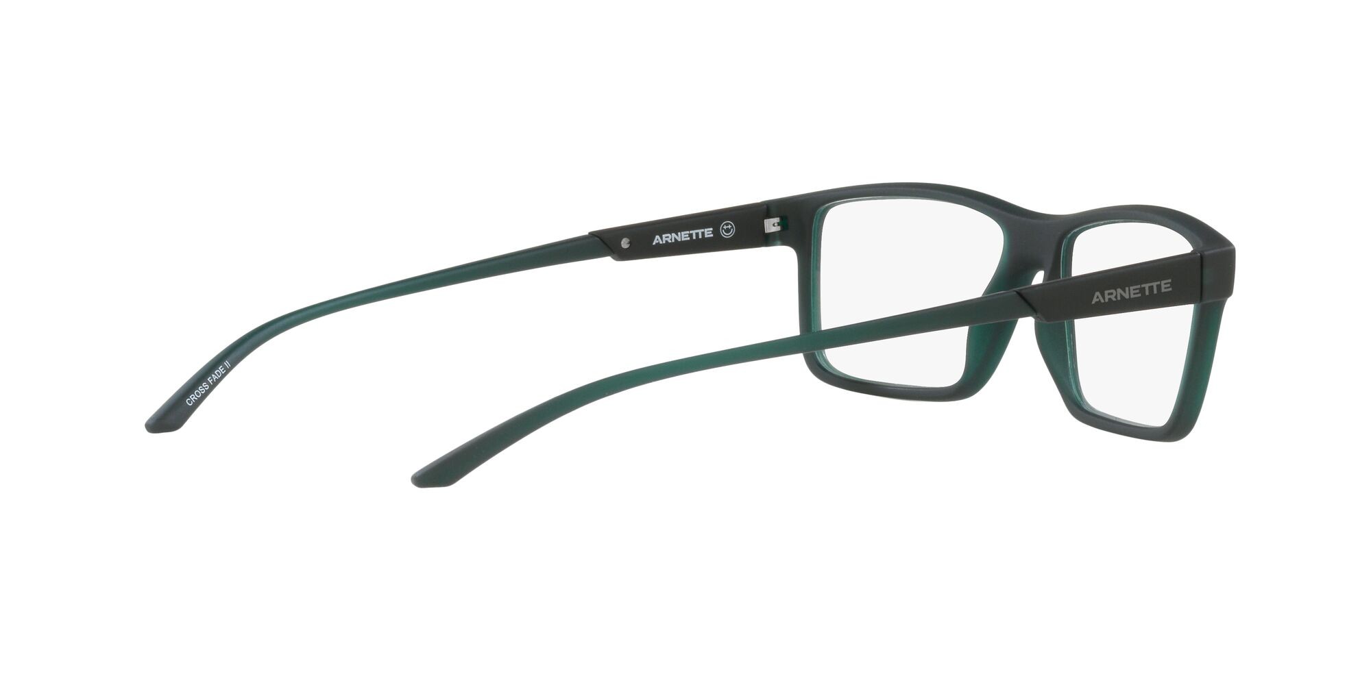 Eyeglasses Arnette Cross Fade Ii AN 7216 (2845) color verde opaco trasparente shape square lenses lente demo