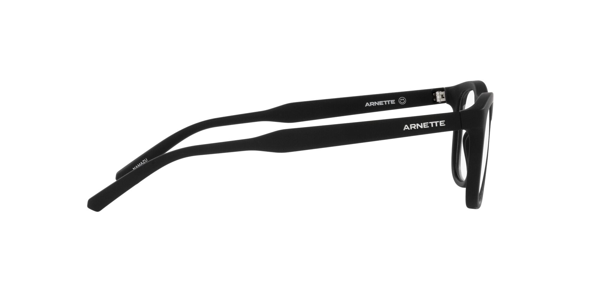 Brillen Arnette Namazu AN 7217 (2758) farbe nero opaco form quadratisch gläser trasparente