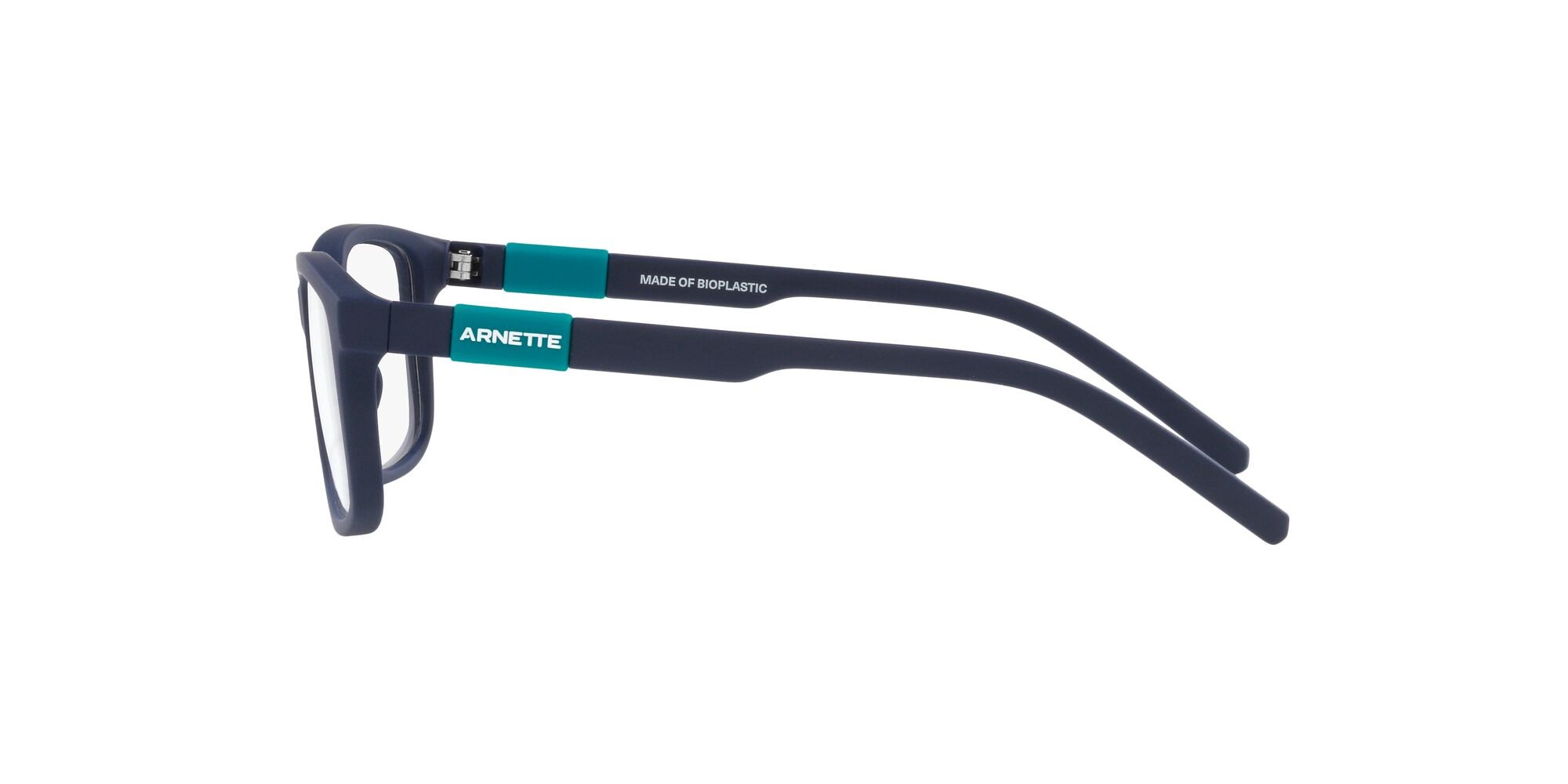 Brillen Arnette Tony-tony AN 7219 (2759) farbe blu navy opaco form rechteckig gläser trasparente