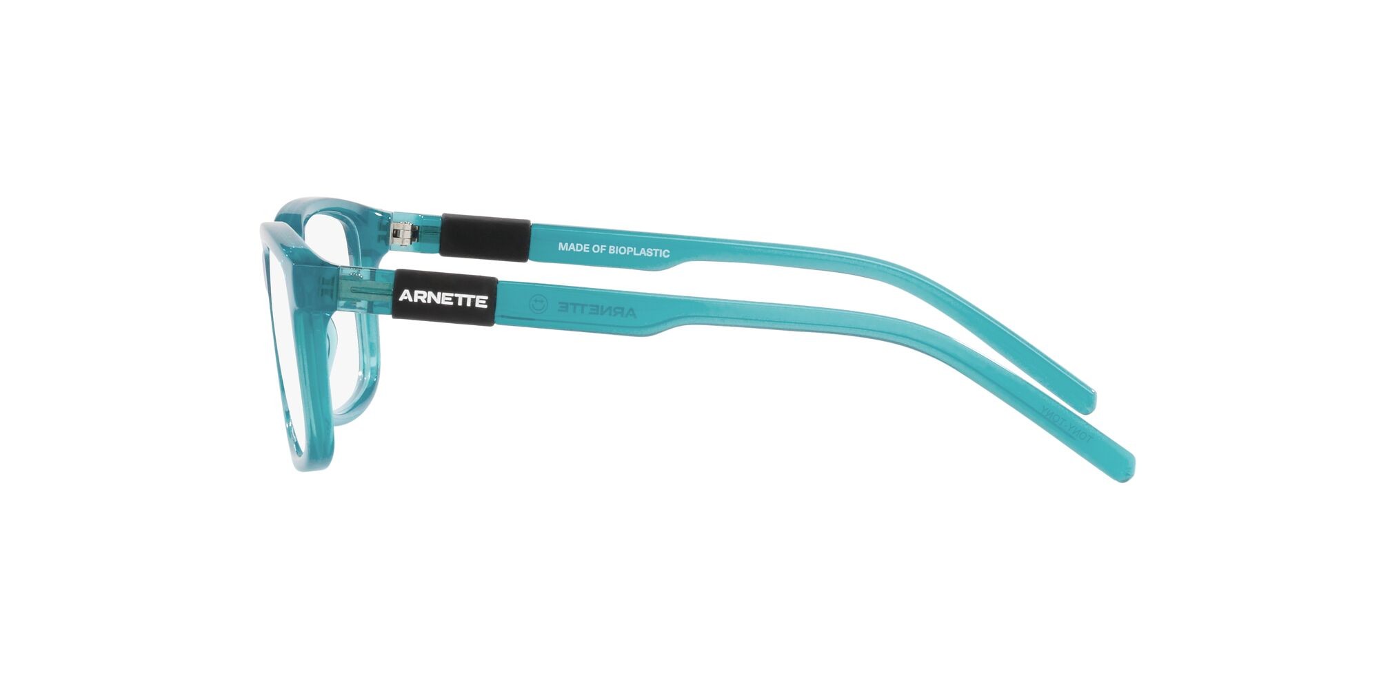 Brillen Arnette Tony-tony AN 7219 (2836) farbe turchese trasparente form rechteckig gläser trasparente
