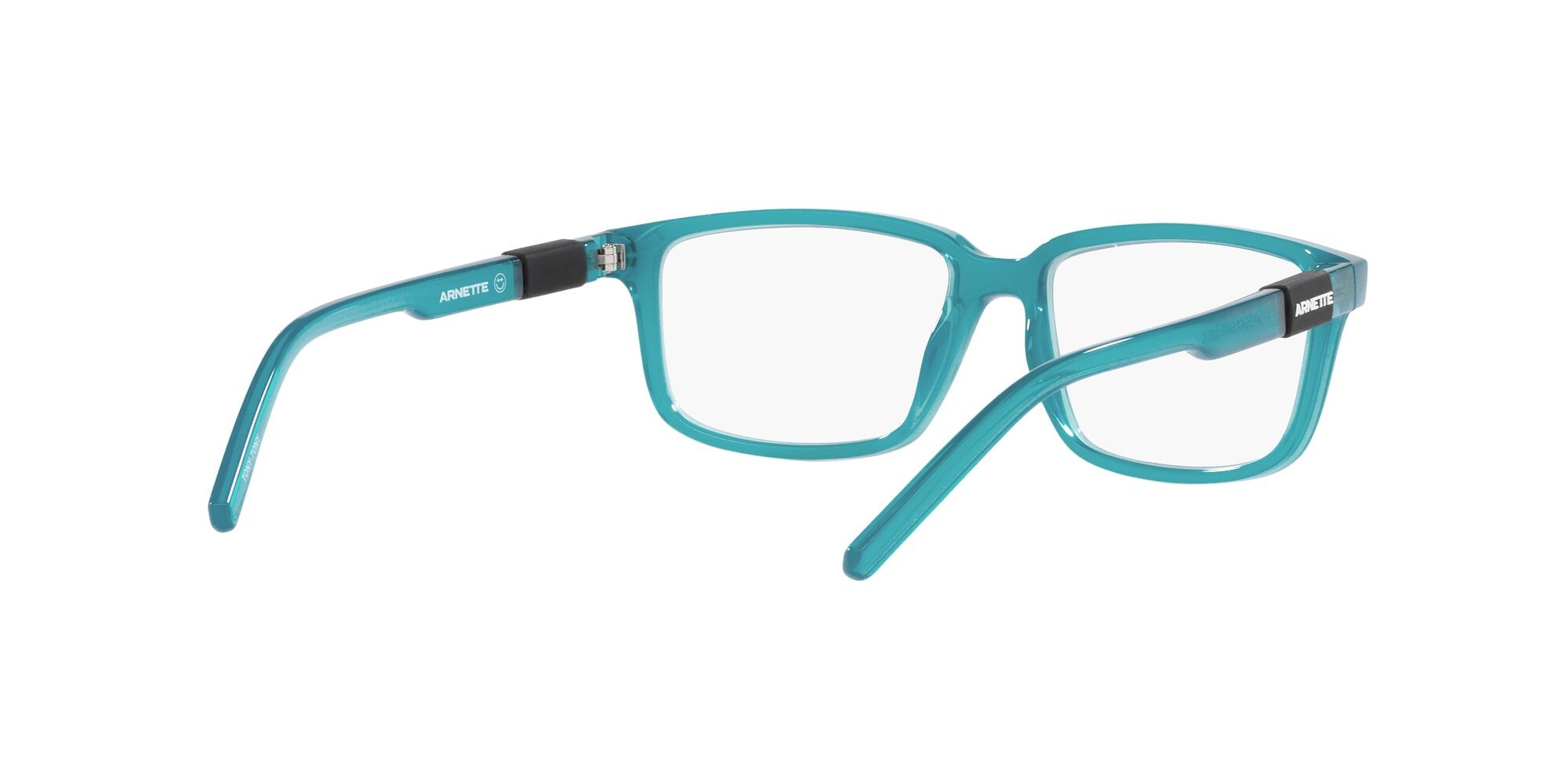 Brillen Arnette Tony-tony AN 7219 (2836) farbe turchese trasparente form rechteckig gläser trasparente