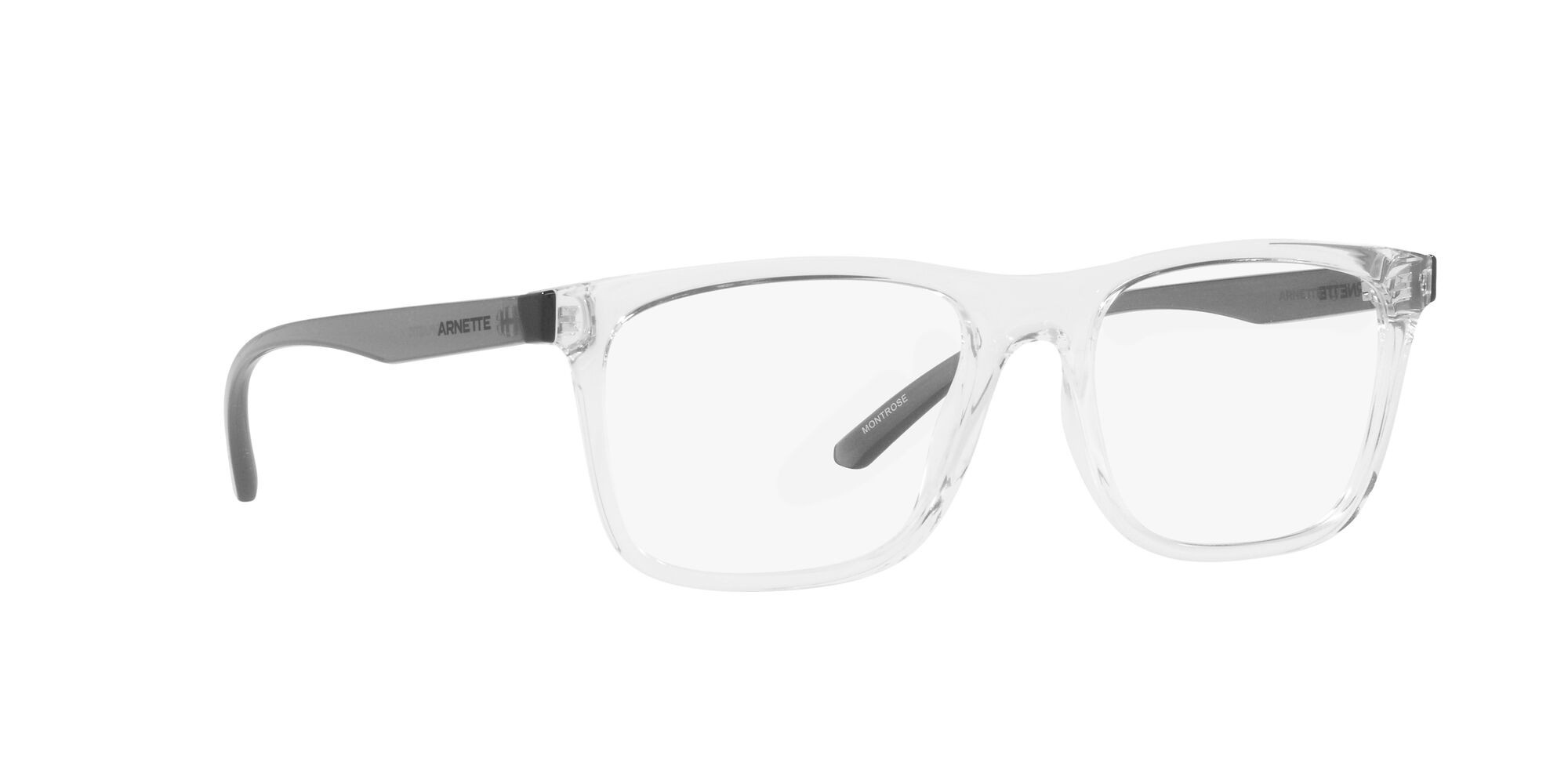 Brillen Arnette Montrose AN 7224 (2755) farbe cristallo form quadratisch gläser trasparente
