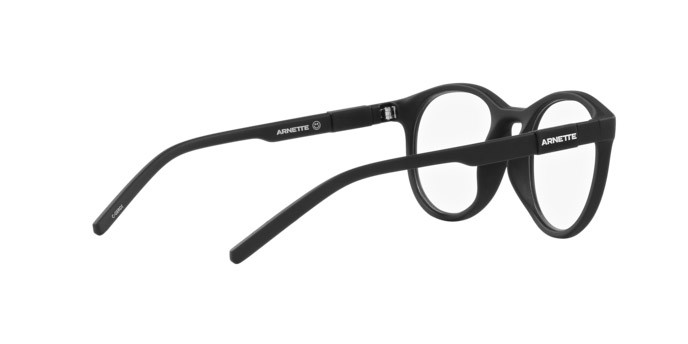 Brillen Arnette C-gerdi AN 7225 (2758) farbe nero opaco form pantos gläser trasparente