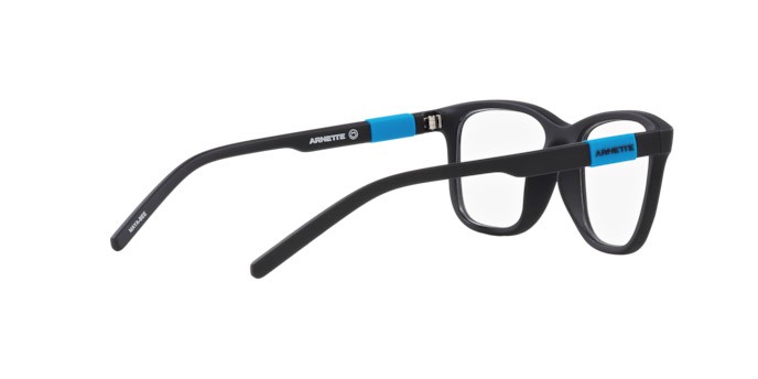 Occhiali da vista Arnette Maya-bee AN 7226 (2758) colore nero opaco forma quadrato lenti trasparente