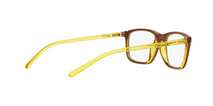 Brillen Arnette Dorami AN 7227 (2884) farbe marrone/giallo form quadratisch gläser trasparente