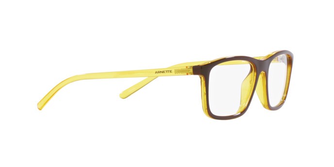 Brillen Arnette Dorami AN 7227 (2884) farbe marrone/giallo form quadratisch gläser trasparente