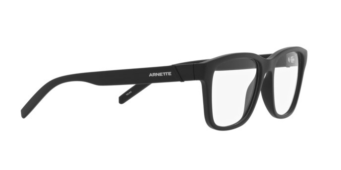 Brillen Arnette Telmo AN 7229 (2758) farbe nero opaco form quadratisch gläser trasparente