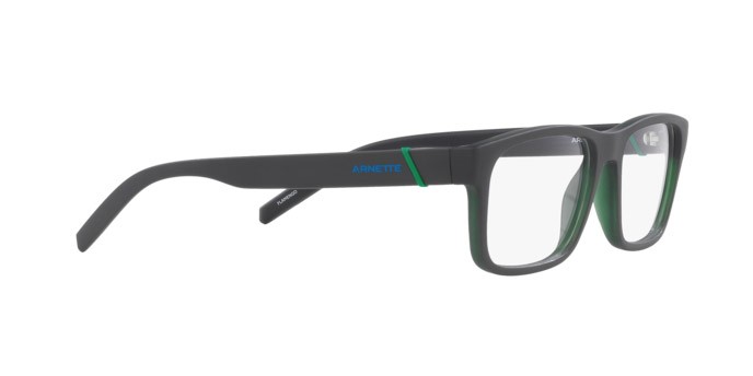 Brillen Arnette Flamengo AN 7230 (2874) farbe grigio trasparente form rechteckig gläser trasparente