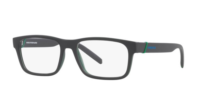 Brillen Arnette Flamengo AN 7230 (2874) farbe grigio trasparente form rechteckig gläser trasparente