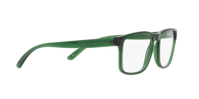 Brillen Arnette Elbo AN 7232 (2833) farbe verde alpino trasparente form quadratisch gläser trasparente