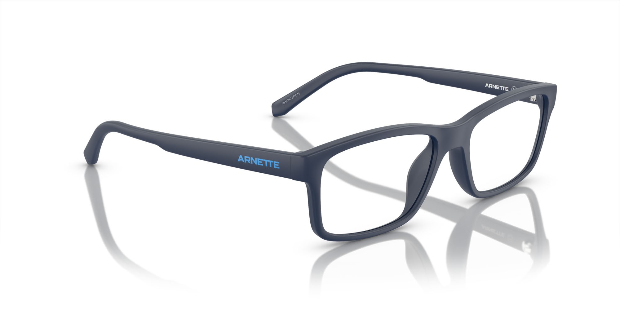 Brillen Arnette A-volution AN 7237U (2759) farbe blu scuro opaco form quadratisch gläser lente demo