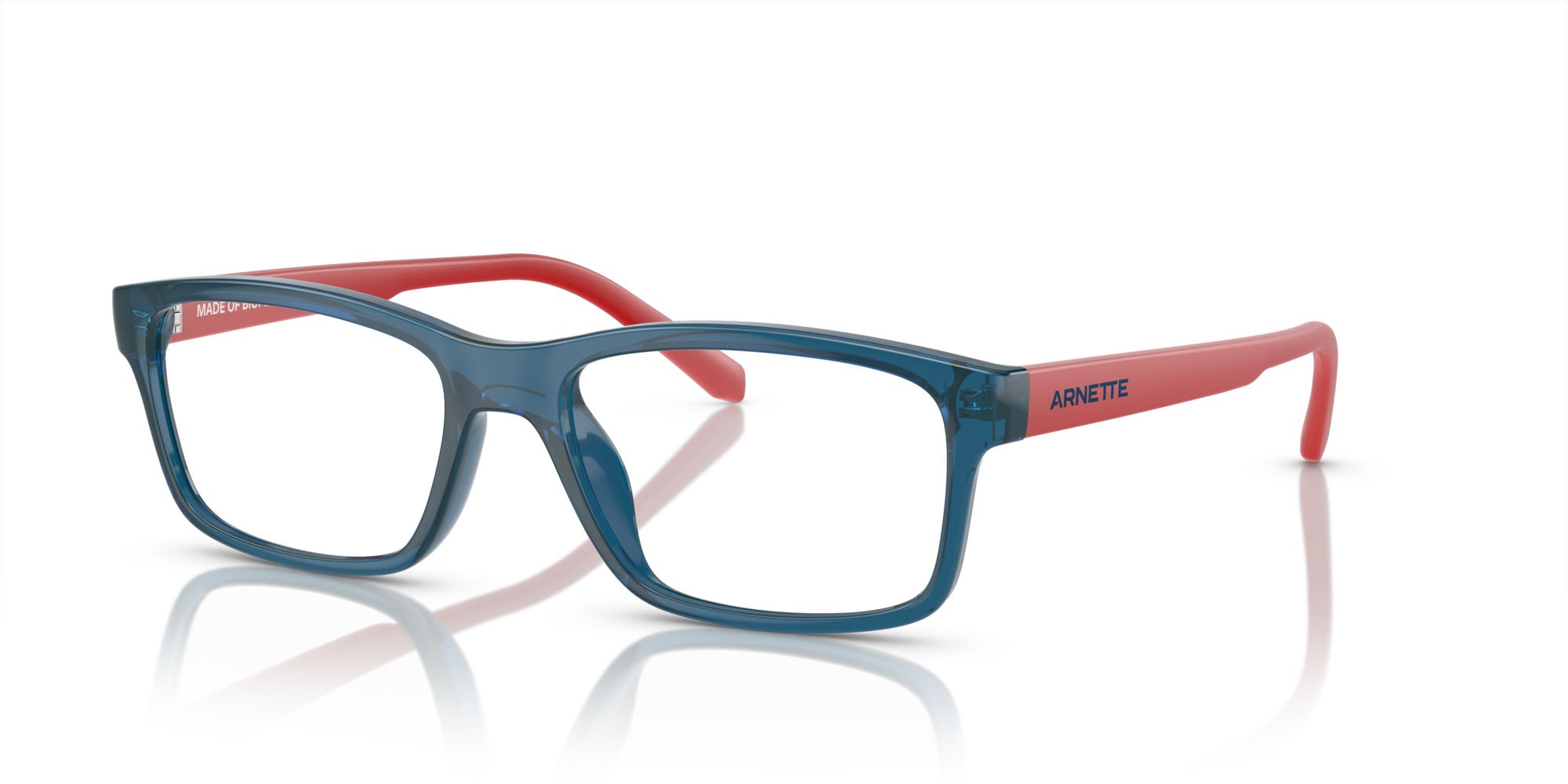 Brillen Arnette A-volution AN 7237U (2901) farbe blu trasparente lucido form quadratisch gläser lente demo