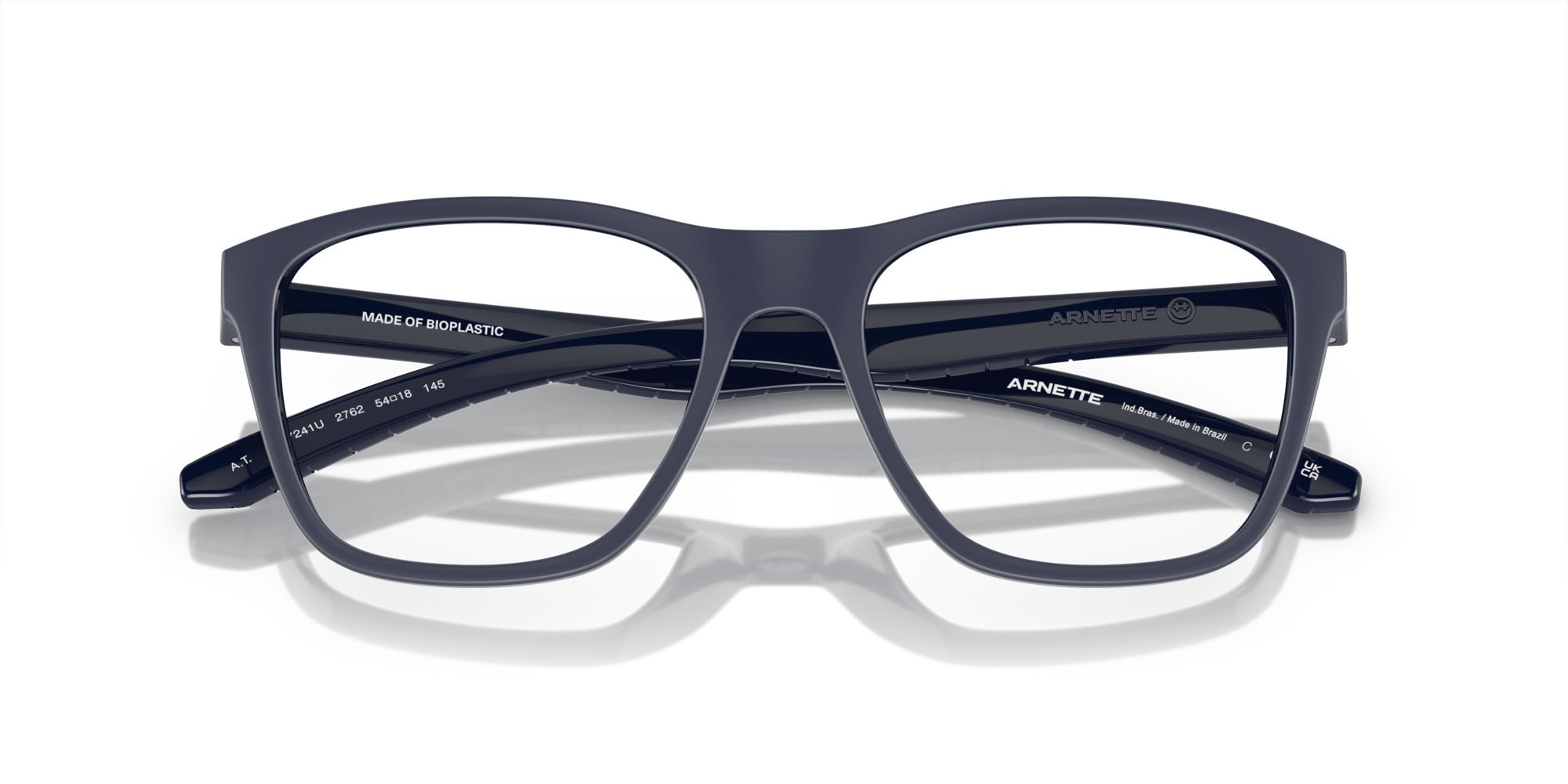 Occhiali da vista Arnette A.t. AN 7241U (2762) colore opaco/blu brillante forma quadrato lenti lente demo