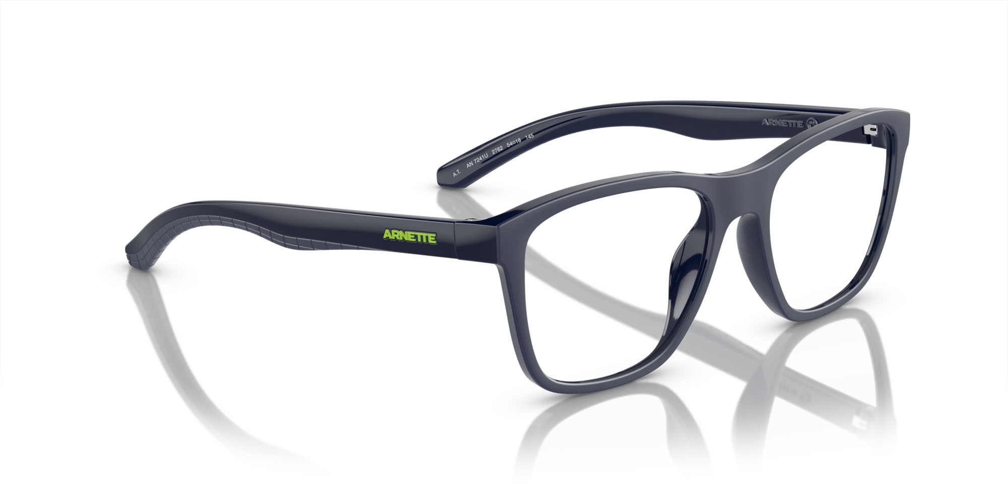 Occhiali da vista Arnette A.t. AN 7241U (2762) colore opaco/blu brillante forma quadrato lenti lente demo