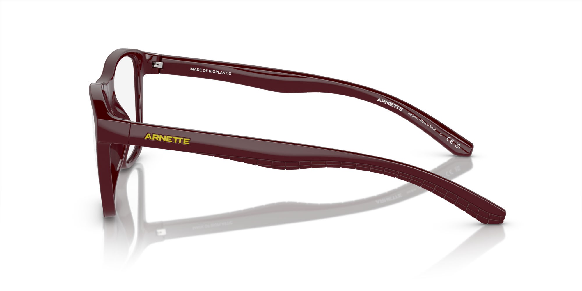 Occhiali da vista Arnette A.t. AN 7241U (2905) colore bordeaux forma quadrato lenti lente demo