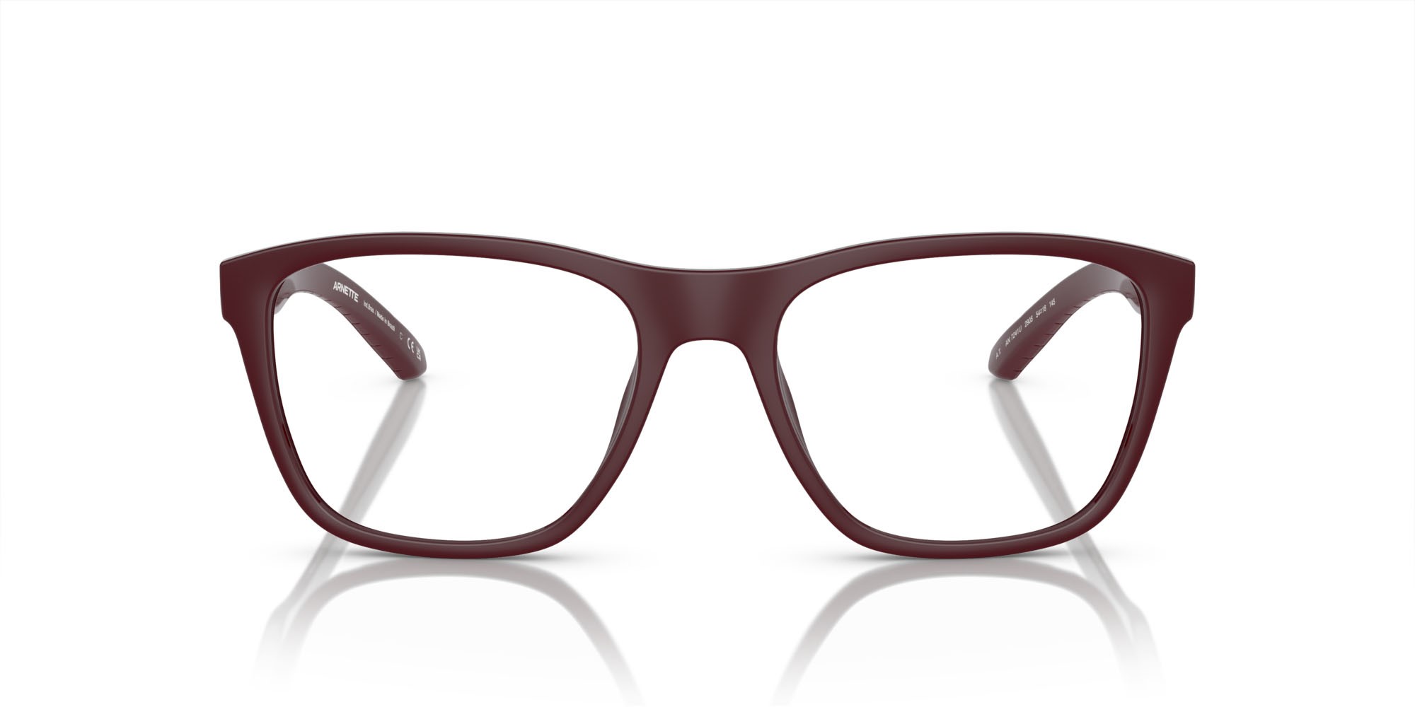 Occhiali da vista Arnette A.t. AN 7241U (2905) colore bordeaux forma quadrato lenti lente demo