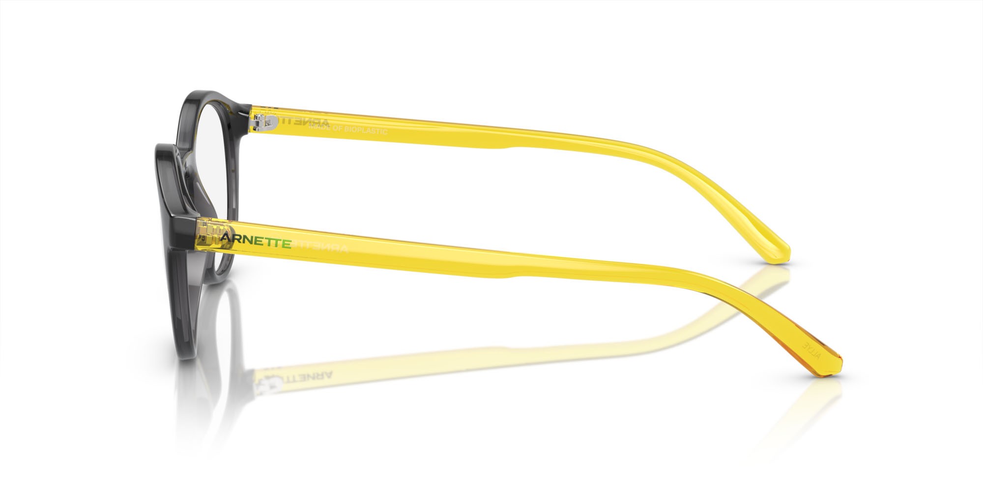 Eyeglasses Arnette Allye AN 7242 (2786) color grigio trasparente shape pantos lenses lente demo