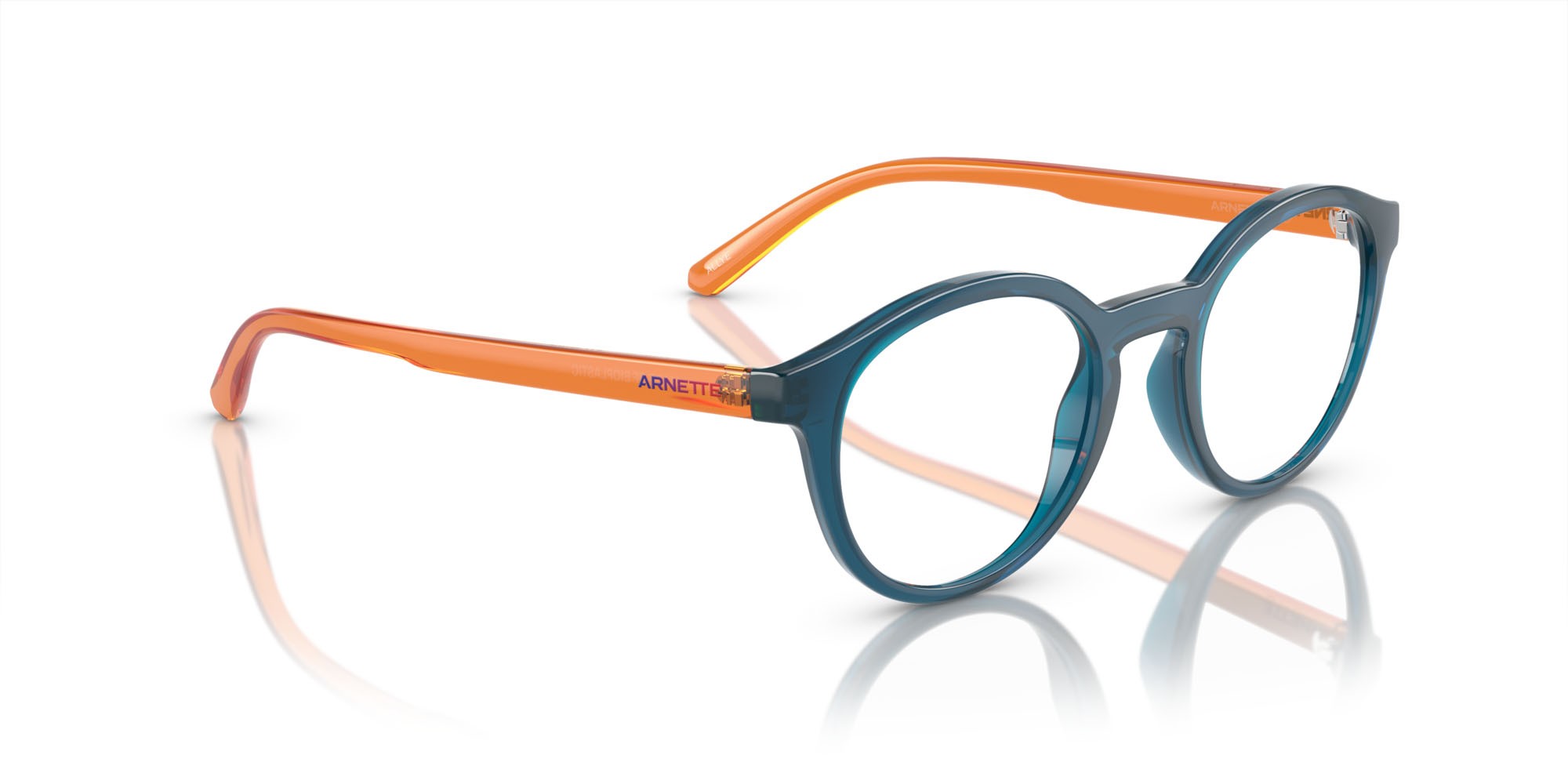 Brillen Arnette Allye AN 7242 (2901) farbe blu trasparente form pantos gläser lente demo
