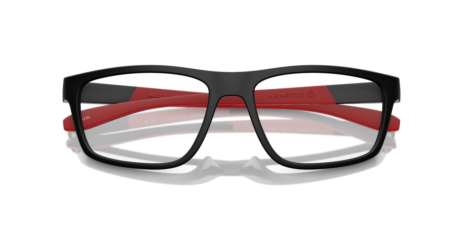 Occhiali da vista Arnette Laflor AN 7246U (2753) colore black matte/shiny forma quadrato lenti trasparente