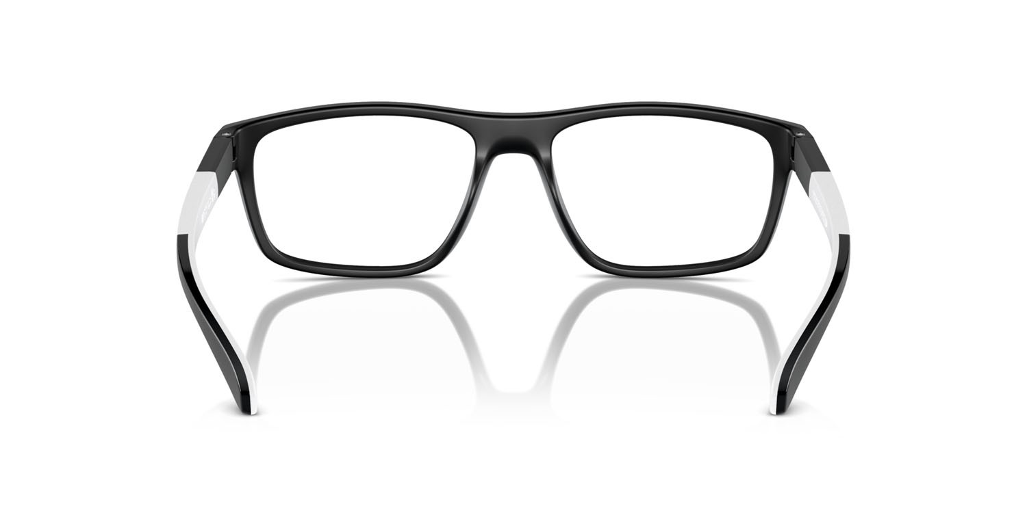 Brillen Arnette Laflor AN 7246U (2938) farbe black matte/shiny form quadratisch gläser trasparente