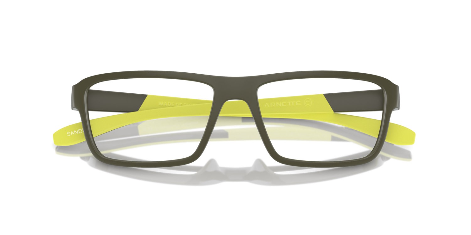 Eyeglasses Arnette Sandea AN 7247U (2854) color military matte/shiny shape rectangle lenses trasparente