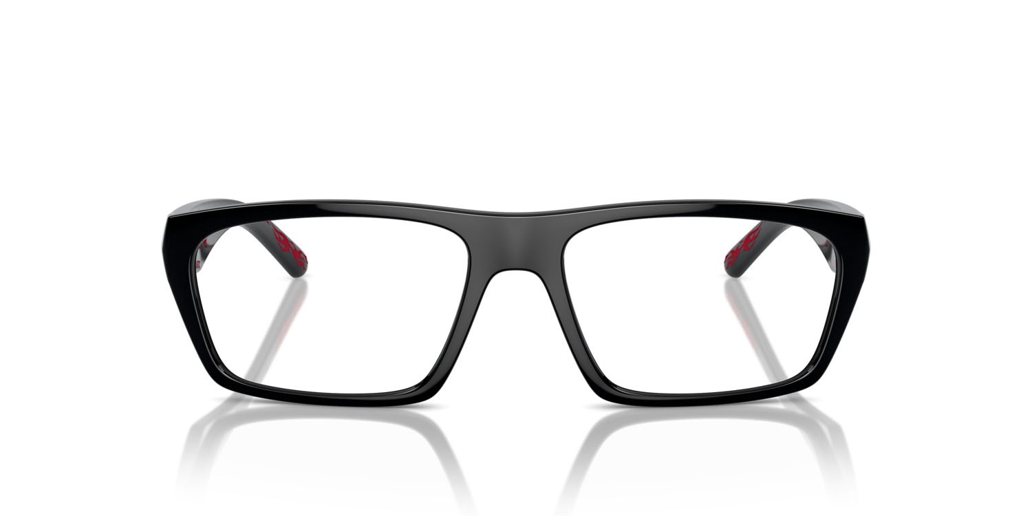 Brillen Arnette Ithor AN 7248 (2753) farbe nero form rechteckig gläser trasparente