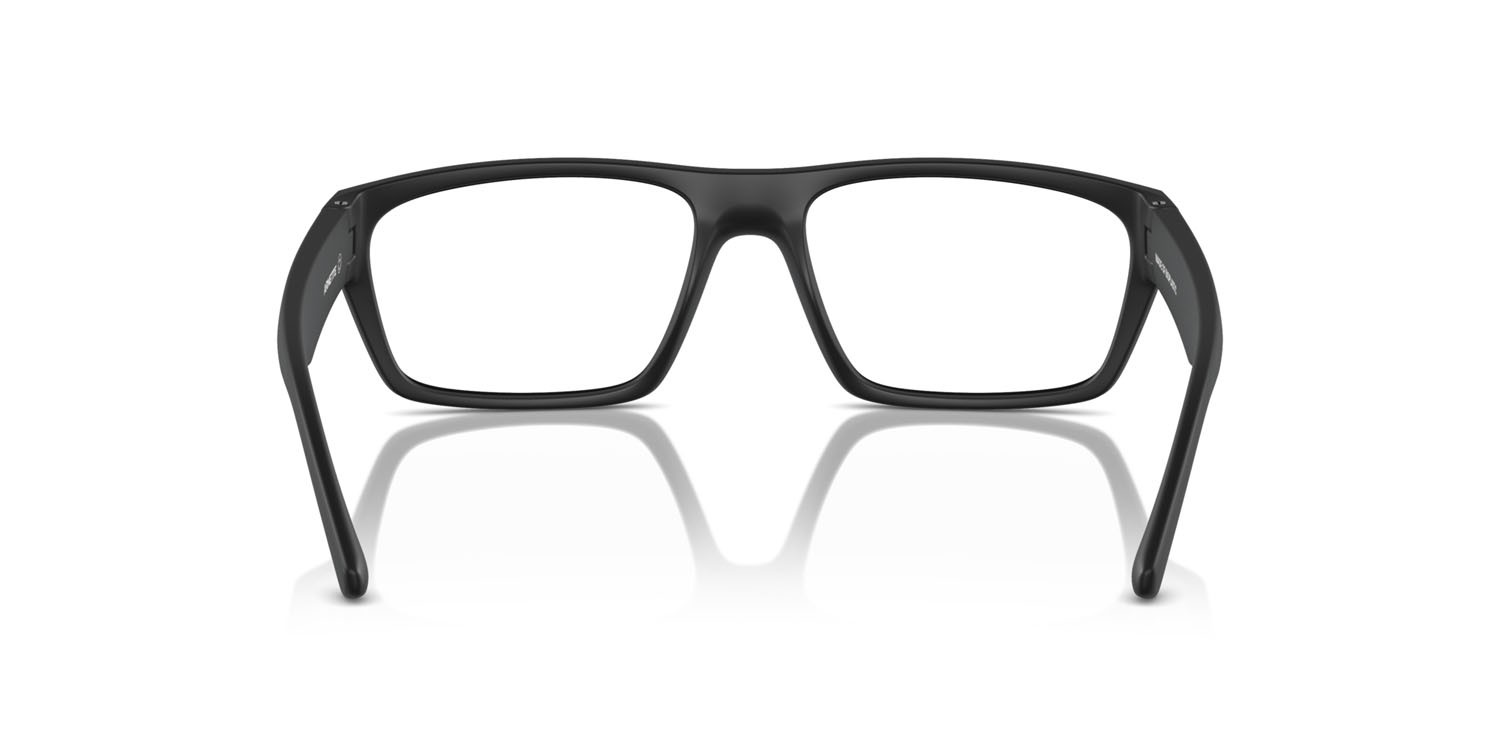 Brillen Arnette Ithor AN 7248 (2758) farbe nero opaco form rechteckig gläser trasparente